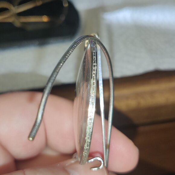 Antique 1930's 2 pair 10-12k Gold Eyeglasses Yellow Gold and White Gold Frames - Picture 16 of 16